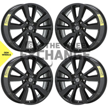 19" Nissan Rogue Sport black wheels rims Factory OEM 2018 2019 2020 set 4 62748