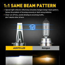 2X AUXITO CANBUS H8 H11 LED Headlight Bulb Hi Lo Beam 6500K 16000LM Error Free