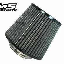 VMS RACING BLACK 3" AIR INTAKE HIGH FLOW FILTER FOR TOYOTA COROLLA CELICA MR2