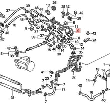90-93 Accord 2.2 P/S Return Oil Pipe 6mm Rack&Pinion Cooling Line Tube Hose OEM