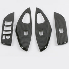 Carbon Fiber ABS Inner Window Switch Panel Trim Fit For Toyota Corolla 2019 2020