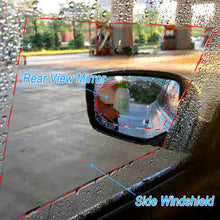 2pcs HD PET Nano Anti-Fog Anti-Glare Car Rear View Mirror Protective Film Set