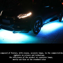 4x APP Control RGB Car LED Strip Tube Underbody Neon Light For Chevrolet