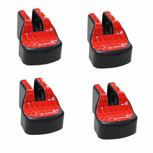 Door Check Arm Protection Limiting Stopper Case Cover Red 4Pcs For Toyota