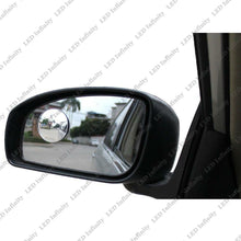 2pcs Universal 2" Round HD Glass Frameless Blind Spot Rear View Convex Mirrors