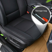 PU Leather Car Cover Seat Deluxe Protector Cushion Black Front Cover Universal