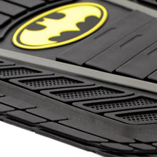 New 5pc BATMAN Car Truck All Weather Rubber Floor Mats Steering Wheel Cover Set