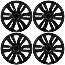 17" Black Set of 4 Wheel Covers Full Rim Hub Caps fit R17 Tire & Steel Wheels