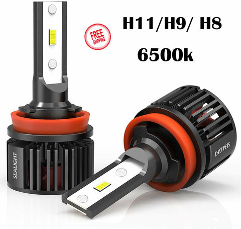 SEALIGHT H16 H11 H8 LED Headlight Bulb fr Honda Accord 2008-2017 Pilot 2006-2019