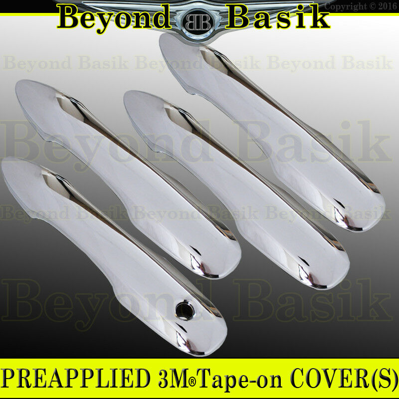 For 2018-2019 Toyota Camry Chrome Door Handle COVERS Overlays No Smart Keyholes