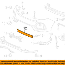 HONDA OEM 2017 Civic Rear Bumper-Center Filler 71507TGGA00