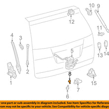 TOYOTA OEM Rear Door-Lock Striker Bolt 90148A0017