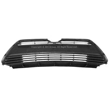 For Corolla LE XLE Style 17-19 Front Bumper Lower Center Grille Glossy Black