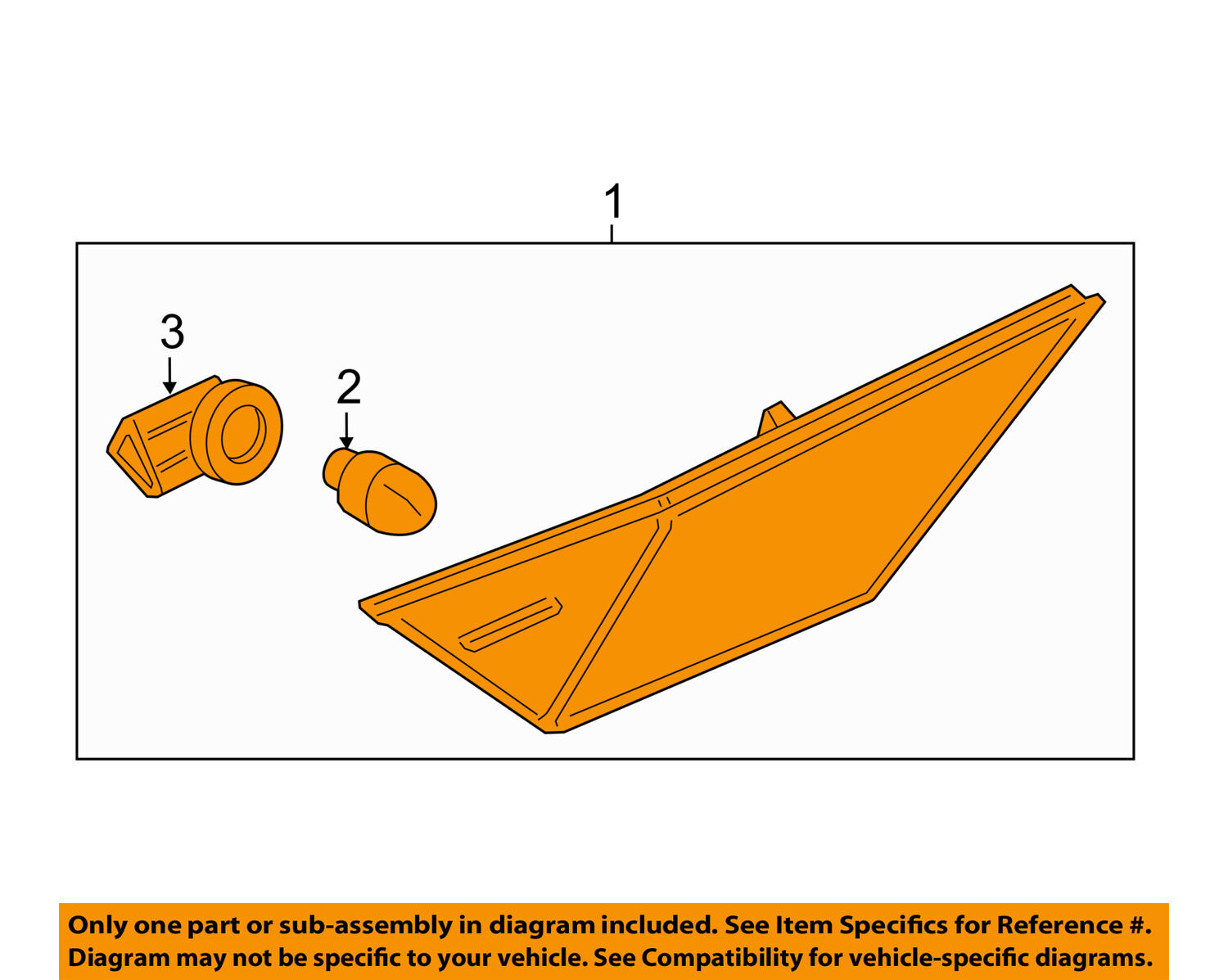 HONDA OEM 16-17 Civic-Side Marker Light Right 33800TBAA02