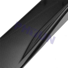 86.6" Car Side Skirt Extension Splitter Body Diffuser Kit Winglet Carbon Look US