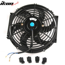 Universal 10 in Pull Push Electric Radiator Engine Cooling Fan W/ Mount Kit