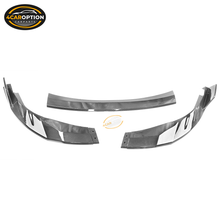 Fits 20-21 Toyota Corolla LE Front Bumper Lip Spoiler Carbon Fiber Print