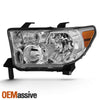 Fits 2007-13 Toyota Tundra / 08-13 Sequoia OE/Style Headlight Replaccement LH+RH