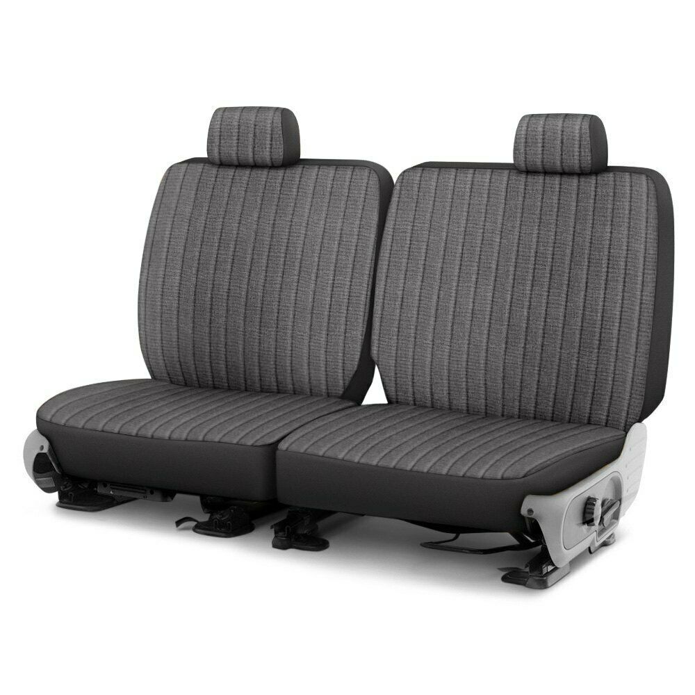 For Nissan Rogue 16-20 Duramax Tweed 3rd Row Charcoal Custom Seat Covers