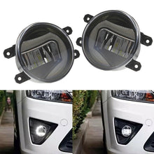 2PCS/set 9CM LED Fog Lamp Angel Eye Clear Lens Sun Light Front Bumper Lighting