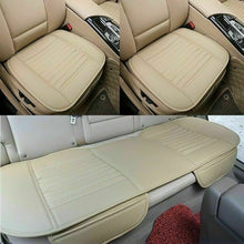 Car Rear Front Seat Cover Breathable Pu Leather Pad Mat Auto Cushion Accessories