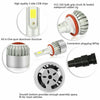Combo H11 H8 H9 LED Headlight Hi-Low+ Fog Light Bulbs 6K for Toyota Tacoma 16-19