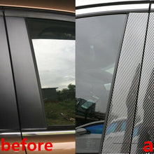 7D Stickers Car Interior Accessories Panel Black Carbon Fiber Vinyl Wrap Sticker