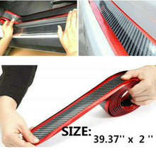 Parts Accessories Car Sticker 5D Carbon Fiber Molding Door Sill Rubber Protector