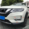Chrome Front Fog Lamp Lights Cover Trim For Nissan X Trail T32 Rogue 2017 - 2020