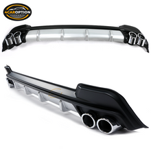 Fits 20-21 Toyota Corolla LE Rear Bumper Diffuser Lip Spoiler W/Lower Trim & Tip