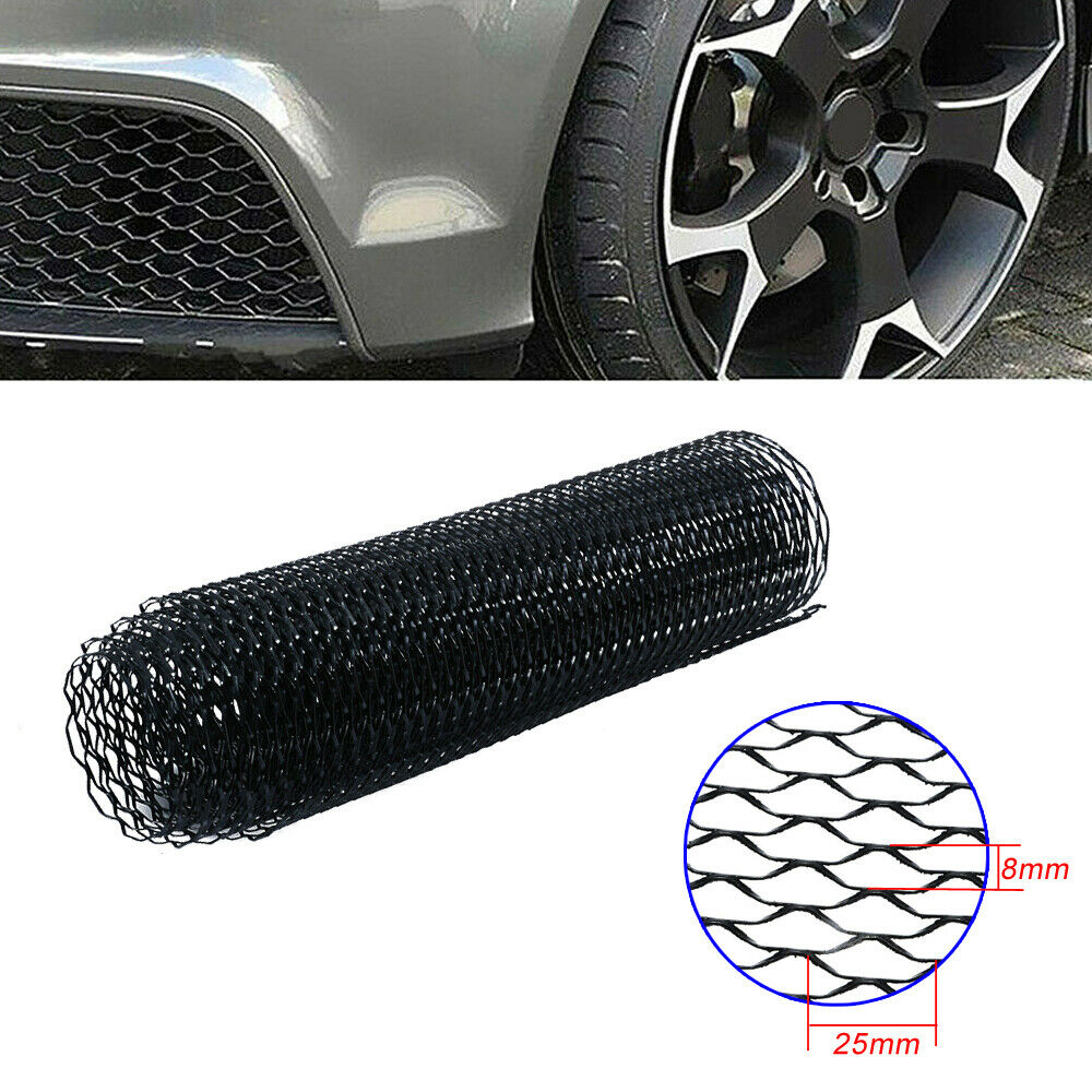 Aluminum Mesh Grill Cover SUV Car Bumper Fender Hood Vent Grille Net Accessories