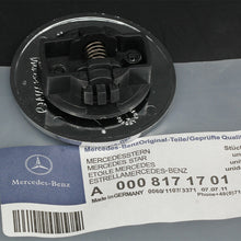 Mercedes Benz Hood Black Flat Laurel Wreath Badge 57mm Emblem OEM 0008171701