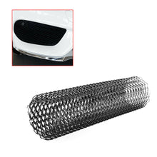 Black Aluminum Mesh Grille Cover Car Bumper Fender Hood Vent Grill Net Accessory