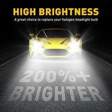 LED Headlight Kit H8 H9 H11 12000LM 6500K Super White High Power Low Beam Bulbs