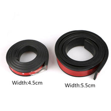 2Pcs 5.5CM Car Fender Flares Wheel Eyebrow Trim Protector Cover Black Rubber Lip