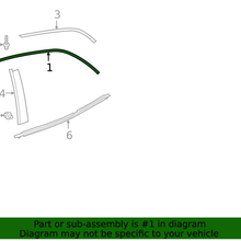 Genuine Toyota Frame Molding 75763-02010