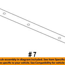 HONDA OEM 2018 Accord Radiator Core Support-Lower Brace 71430TEAT00