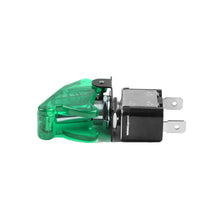 2Pcs Universal Green Cover LED Toggle Switch Racing SPST ON/OFF 20A ATV 12V DC