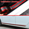 Car Trunk Edge Guard Door Sill Scuff Plate Protector Strips Sticker Accessories