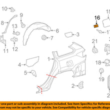 TOYOTA OEM Fuel Door-Gas Cap Hatch Spring 7736002020