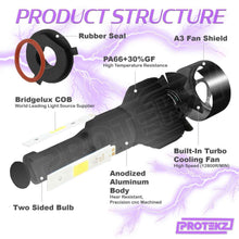 Protekz LED Fog Light Kit 2 Bulbs CREE H8 6000K for 2017 - 2019 Nissan Rogue