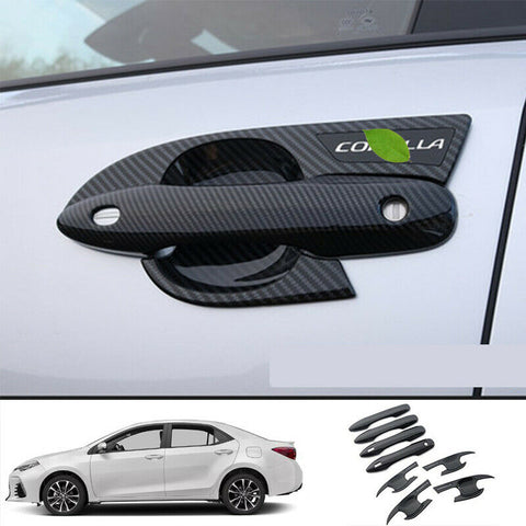 For Toyota Corolla 2019-2020 Carbon Fiber exterior outside door handle cover