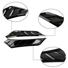 Glossy Black Engine Hood Cover Outlet Vent Fit For Honda Civic 10th 2016-2020
