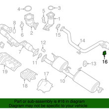 Genuine Nissan Rear Muffler Rubber Mount 20651-4N000