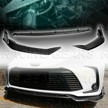 FIT 2019-2020 TOYOTA SEDAN COROLLA CARBON STYLE FRONT BUMPER BODY KIT LIP 3-PCS