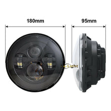 7'' Round Cree LED Headlights High Low Beam for Jeep Wrangler JK TJ LJ CJ Hummer