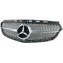 Front Silver Diamond Grille Mask For Mercedes Benz W212 E200 E300 E400 2013-16