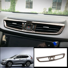 For Nissan Rogue 2014-2020 ABS Wood grain Dashboard air outlets vent cover Trim