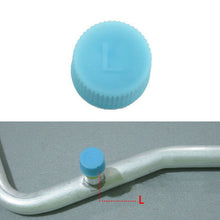 2pcs Blue Caps Hi Low Pressure AC A/C System Valve Cap Air Conditioning Service