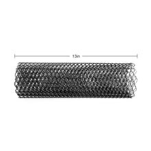 Black Aluminum Mesh Grille Cover Car Bumper Fender Hood Vent Grill Net Accessory